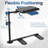 VIVO Black 20 inch Over Couch Swivel Table, Laptop Desk for Remote Work