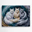 Art mural en métal chats gris Cymric-171768930
