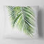 Carré, détail branches de palmier tropicales - coussin décoratif imprimé tropical-60158696