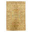 Hand Knotted Wool Oriental Area Rug in Gold