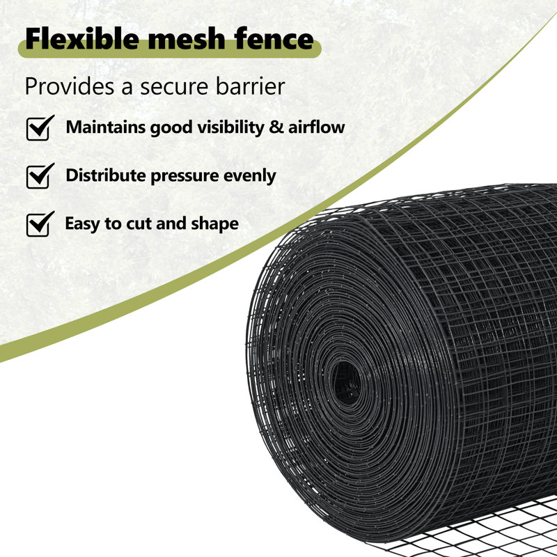 Vidaxl Fence With Posts Steel, Grey, 120cm H x 1000cm W x 2.7cm D