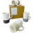 Mora Ceramics Coffee Mug Set Of 4 - Tea Cups With Handle - Microwave And Dishwasher Safe, Perfect For Mug Lovers - Rustic Matte Glaze, Modern Design - Assorted Colors