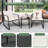 Beauman Metal 2 - Person Rocking Seating Group with Cushions-2129342193