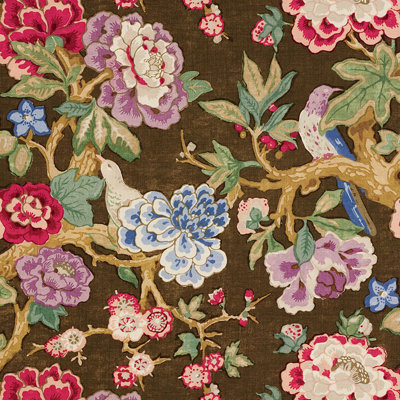 Tissu Schumacher x Mary McDonald Bermuda Blossoms