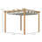 10 Ft.W Metal Pergola with Canopy-94286575-94286574