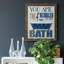«Bubble Bath», art textuel sur toile-1581097763-1581097756