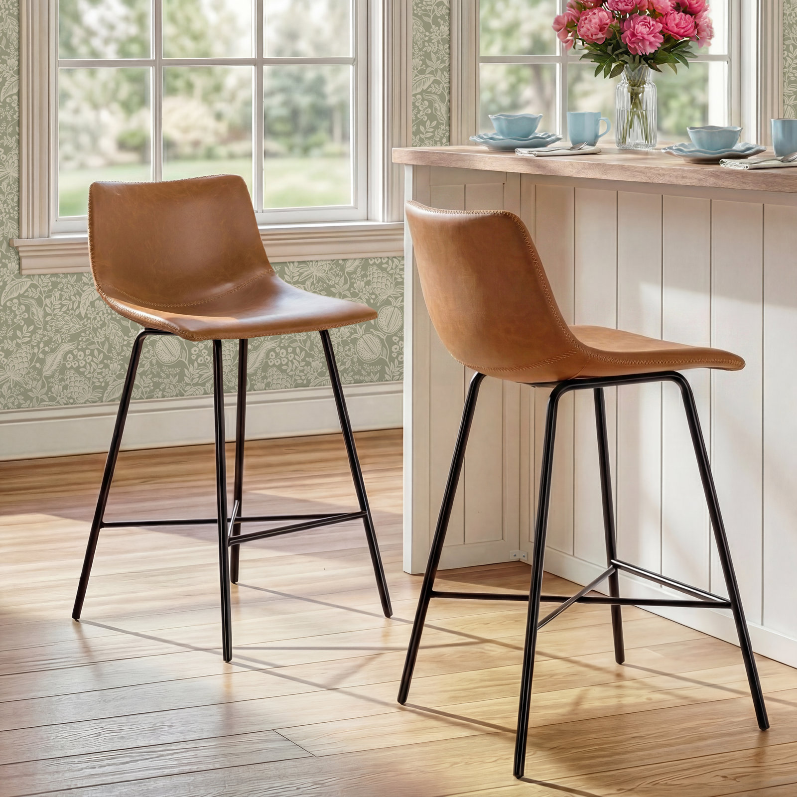 Paxton 24" Bar Stool, Tan