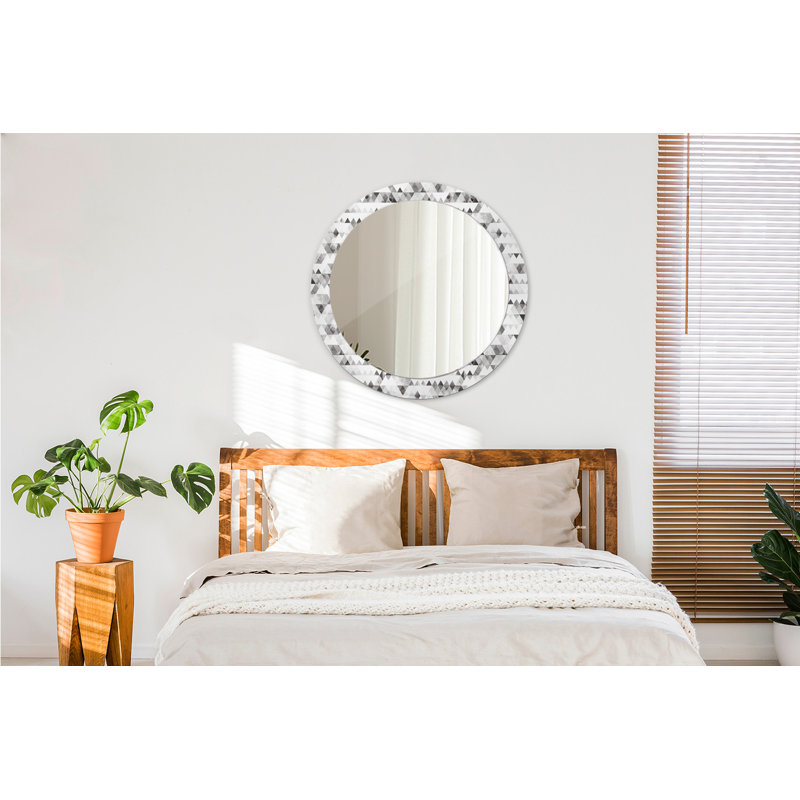 Huldar Glass Flat Wall Mirror