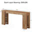 Console élégante et polyvalente avec rangement, parfaite pour les maisons modernes et les espaces de vie organisés.-2091078915