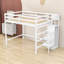 Lit mezzanine double en bois avec garde-robe intégré Eylulnaz par Harriet Bee-1924325636