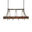Steamboat 60" Rectangle Chandelier Pot Rack