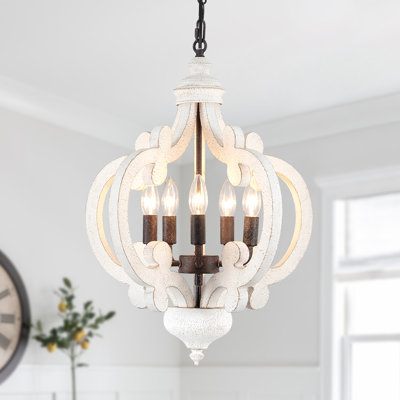 Luminaire suspendu géométrique 5 lumières Tinnin
