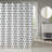 Sophie Black Polka Dots Casual 72x72'' Shower Curtain-45058934