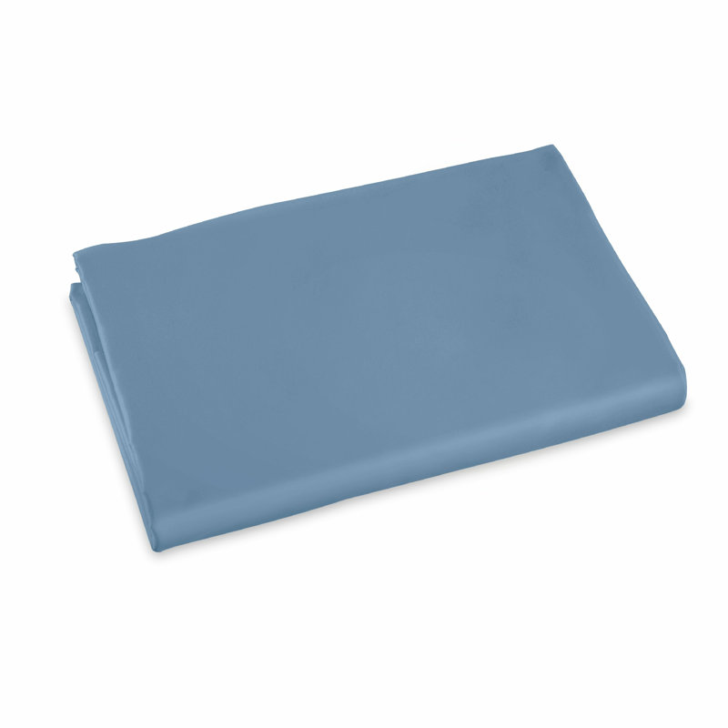 Raffaello Sateen Fitted Sheet, Queen Fitted Sheet, Air Force Blue
