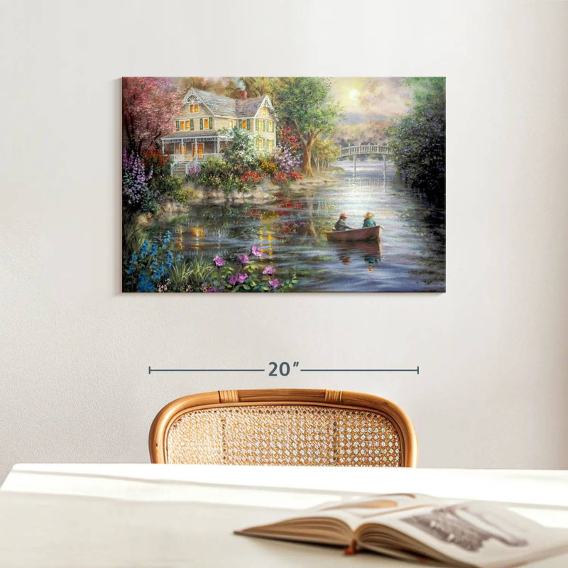 Lilie The Evening Reflections, 16" H x 24" W