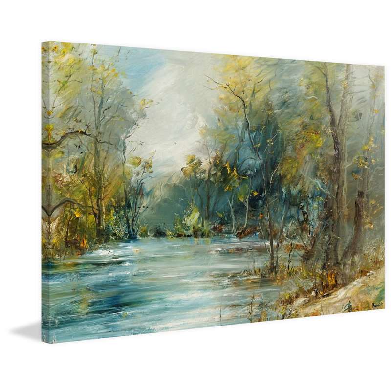 " Flowing River " by Marmont Hill, 30" H x 45" W x 1.5" D