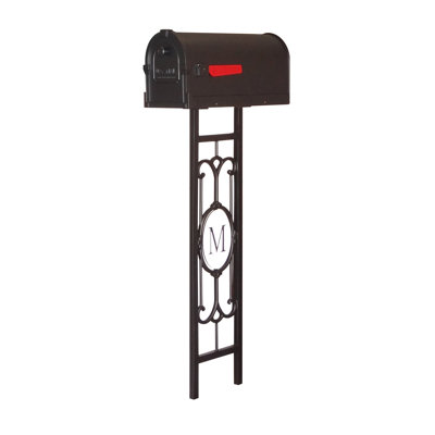 Savannah Aluminum Post Mounted Mailbox