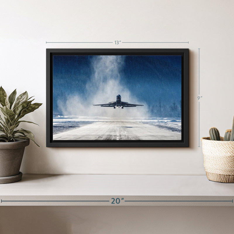 Transport "Art mural du premier avion", H 9 po x l 13 po