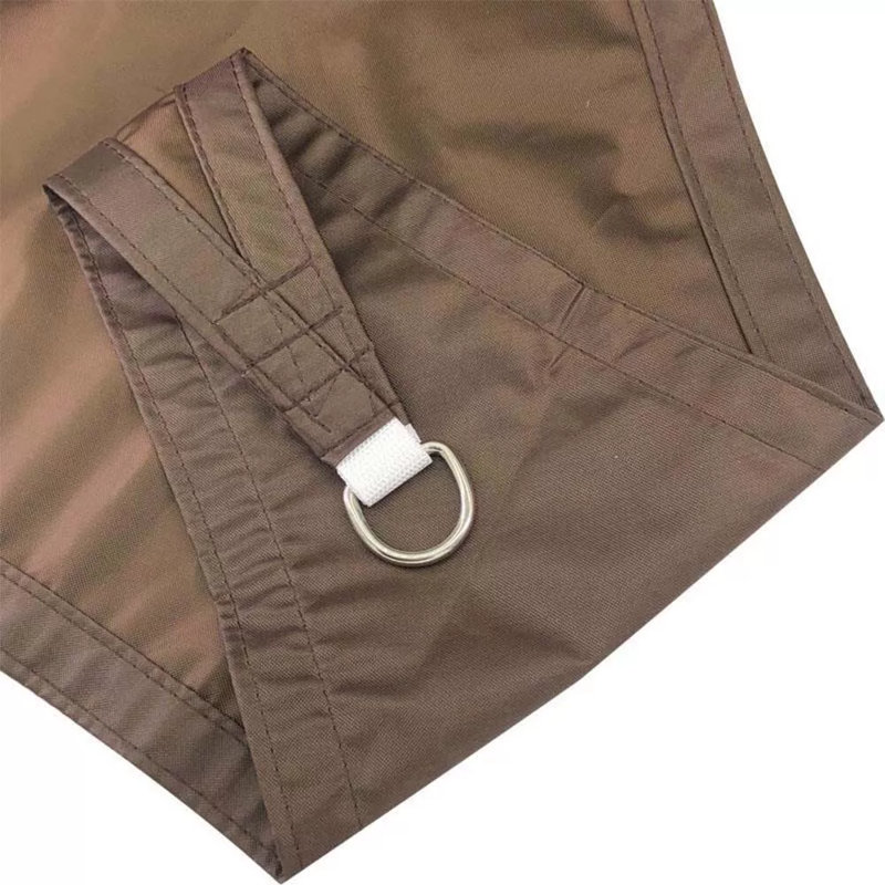Auvent de patio à voile Homeya, 16 pi x 16 pi
