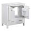 Ensemble de meuble-lavabo simple 30 po avec plateau en céramique Tanyra-627118005