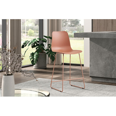 Briyan Counter Stool with Metal Frame