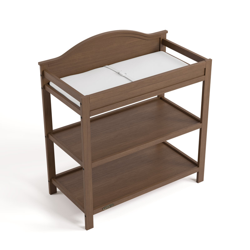 Table à langer avec coussin Clara, Noisette
