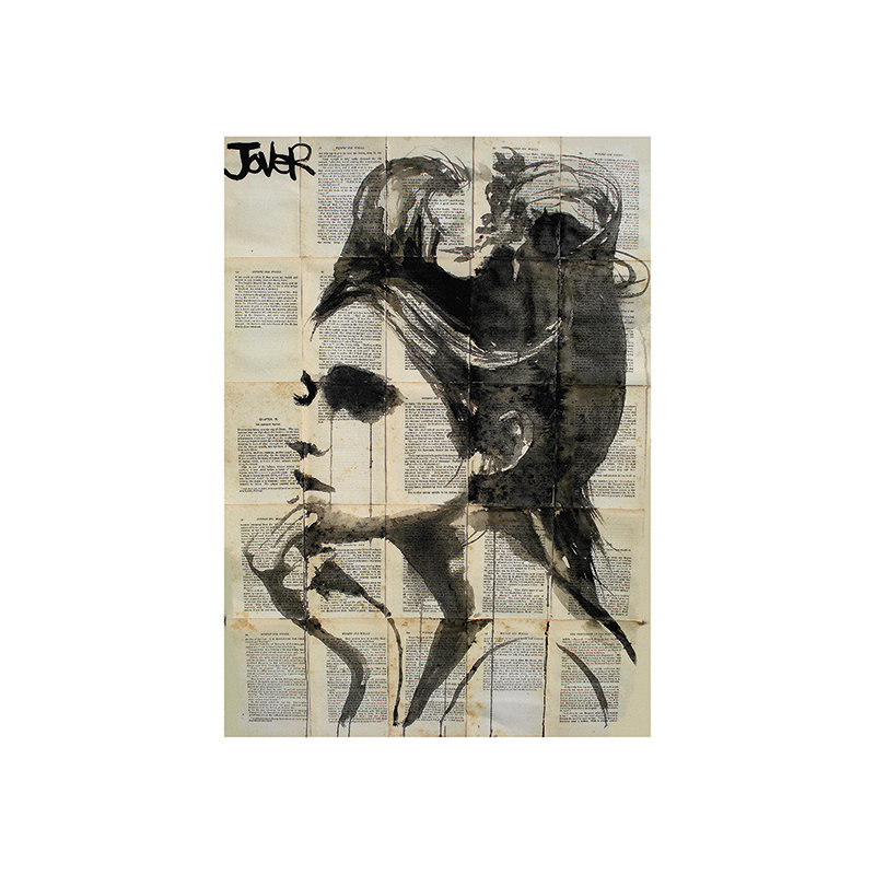 Loui Jover - Painting, 80cm H x 60cm W, No Mount