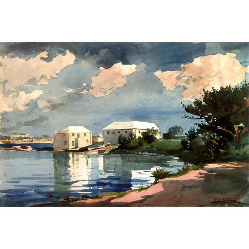 Salière, Bermudes, H 12 po x l 18 po