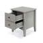 Clio 2 Drawer Bedside Table-1057395733