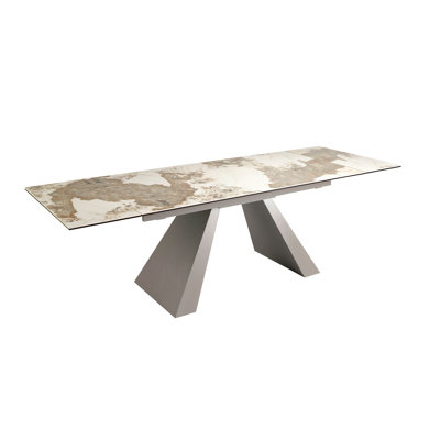 Extendable Marble Top Dining Table