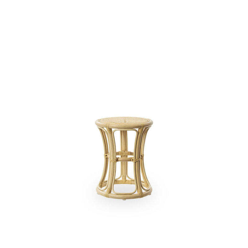 Tabouret d'appoint en rotin, Naturel