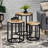 Hexagonal Set Of 3 End Table