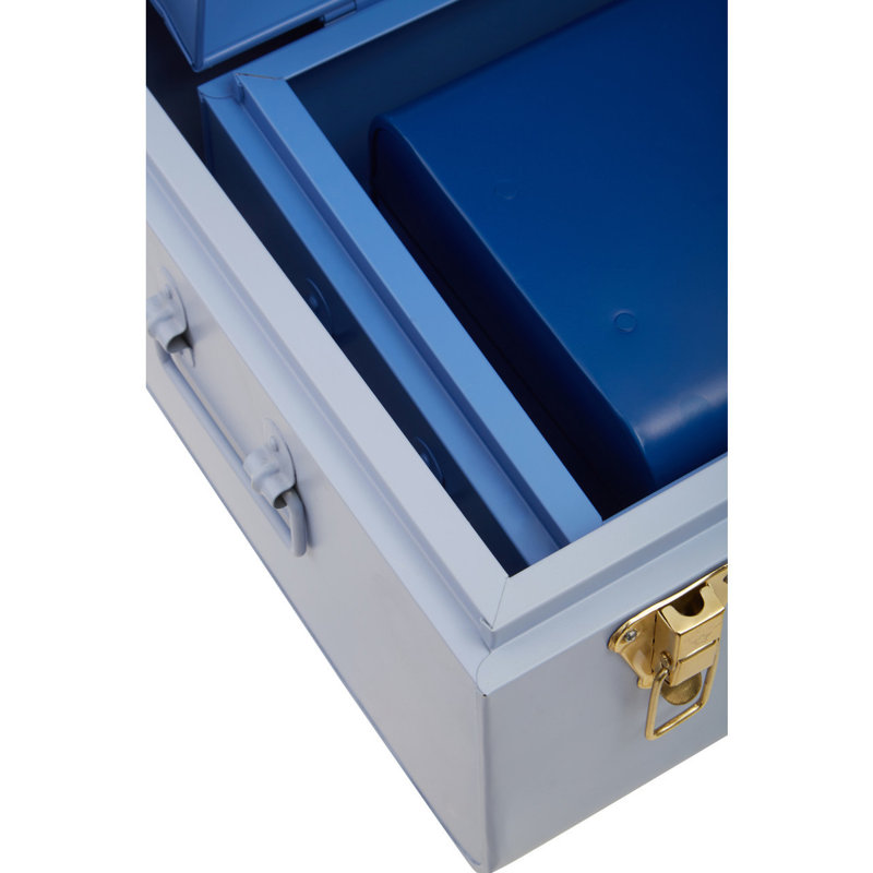 Forbush 3 Piece Accent Trunk Set, Blue