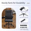 Chaise de bureau pivotante 25,6 po-1791967585