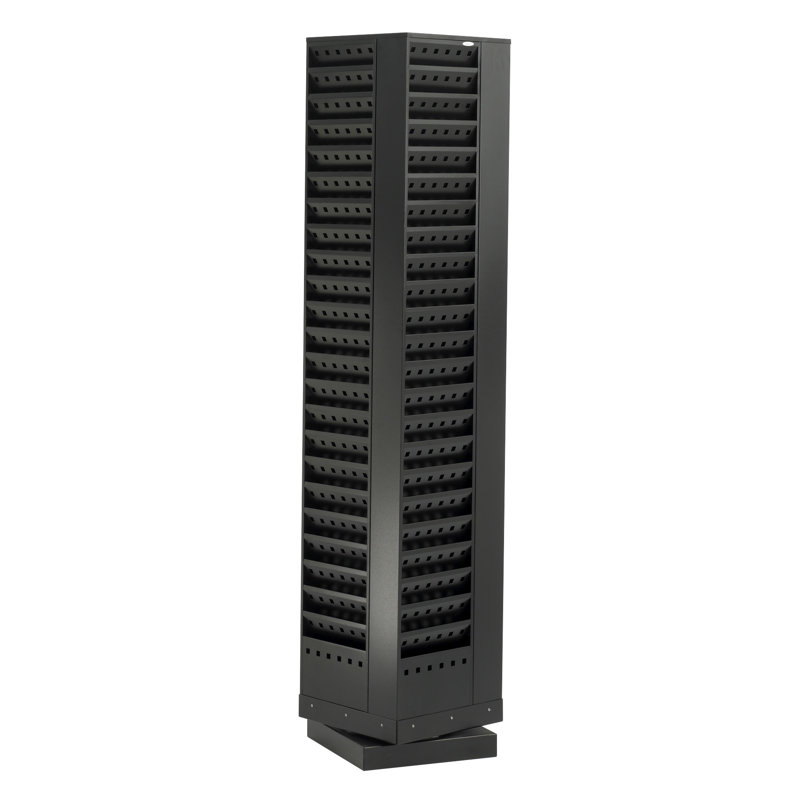 Safco Products 92-Pocket Steel Rotary Magazine Rack | Wayfair