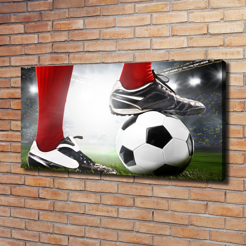 Player's Legs - Wrapped Canvas Print