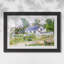 Maisons à Auvers, 1890 - Vincent van Gogh - Reproduction encadrée sur mesure-594455936-594455954-594455958