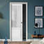 Porte blanche en verre givré Felicia-49203318