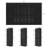 86.7'' H X 118'' W Book Cabinet Storage Bookcase Set-1026151212