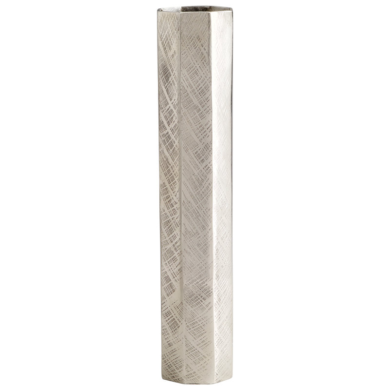 Danielle Metal Table Vase, 19.75" H x 4.25" W x 4.25" D