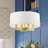 Litzy 4 - Light Dimmable Drum Chandelier-1363136225