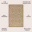 Haggerty Vintage Filigree Textured Weave Beige/Brown Indoor/Outdoor Rug-311083037