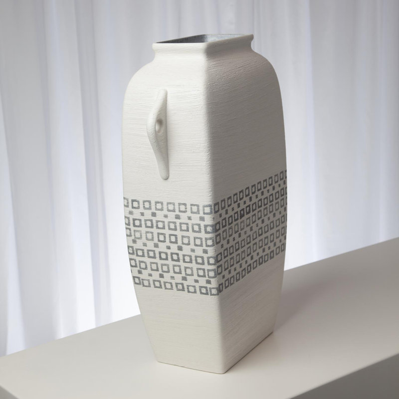 Rhein Vessel-Hand Painted, 24" H x 14.5" W x 7" D