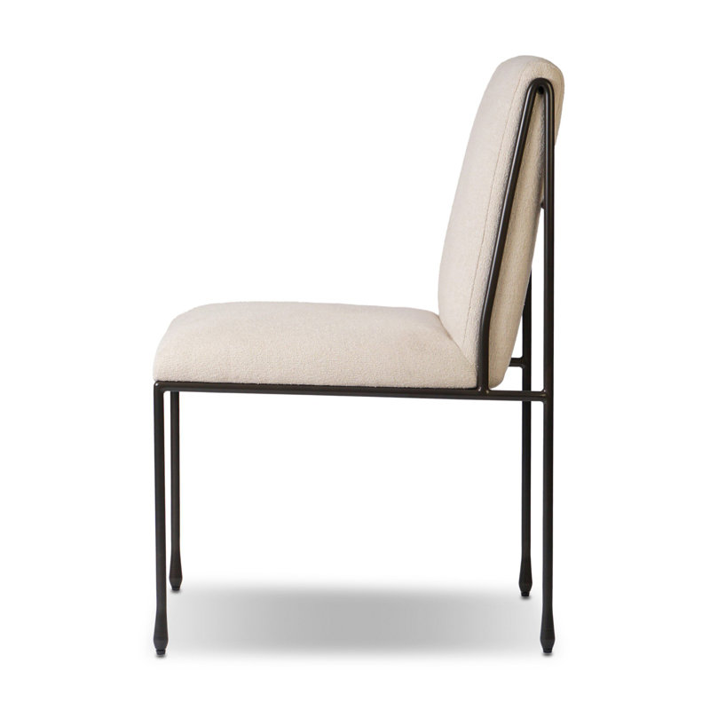 Decker Upholstered Dining Chair, Beige