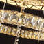 Lustre encastré moderne en cristal Eulean