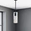 Luminaire suspendu chromé avec verre transparent Latitude Run® Pt1098-1860558669