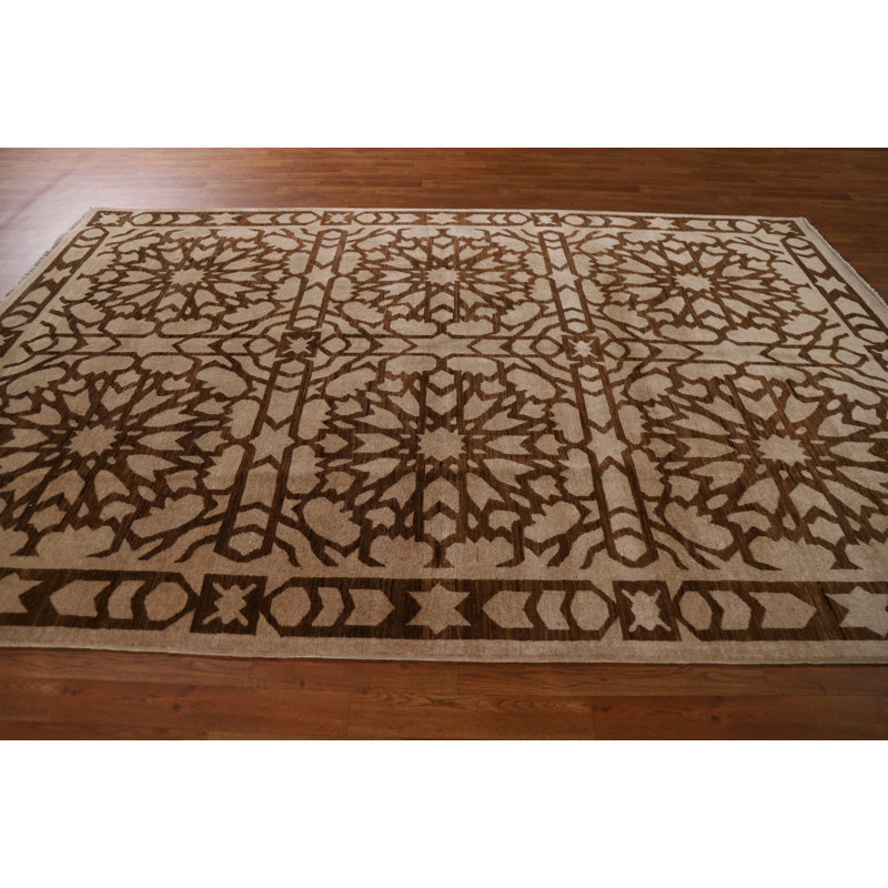 One-of-a-Kind 6'7'' X 10'3'' New Age Wool Area Rug in