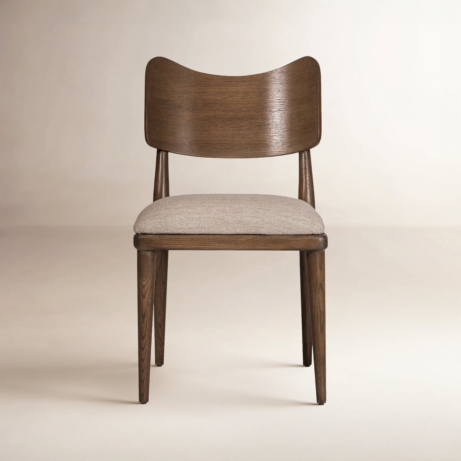 Haus Oak Side Chair, Beige