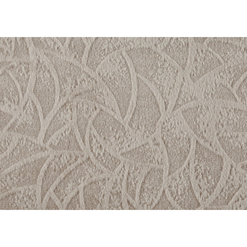 Beige Floral Velvet 18" Square Decorative Throw Pillow