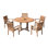 Pemberton Outdoor - Piece Teak Dining Set